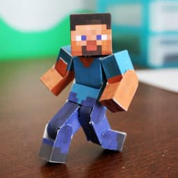 Tutorial PaperCraft Minecraft - Player Articulado / Animated