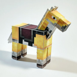 papercraft minecraft horse